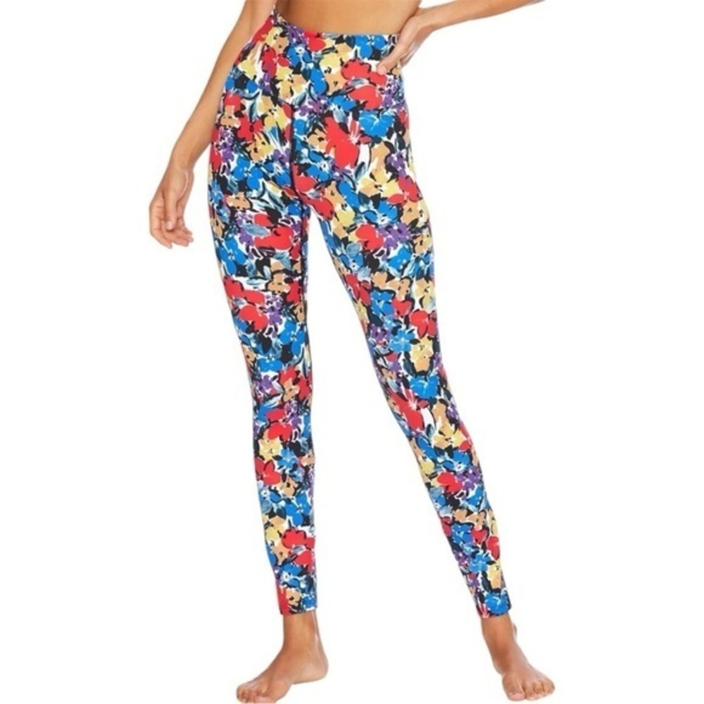 Beach Riot Piper Leggings Buttercup Floral Soft Smooth size S